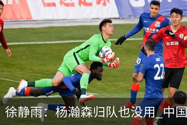 徐静雨：杨瀚森归队也没用 中国男篮跟日本已完全不是一个等级